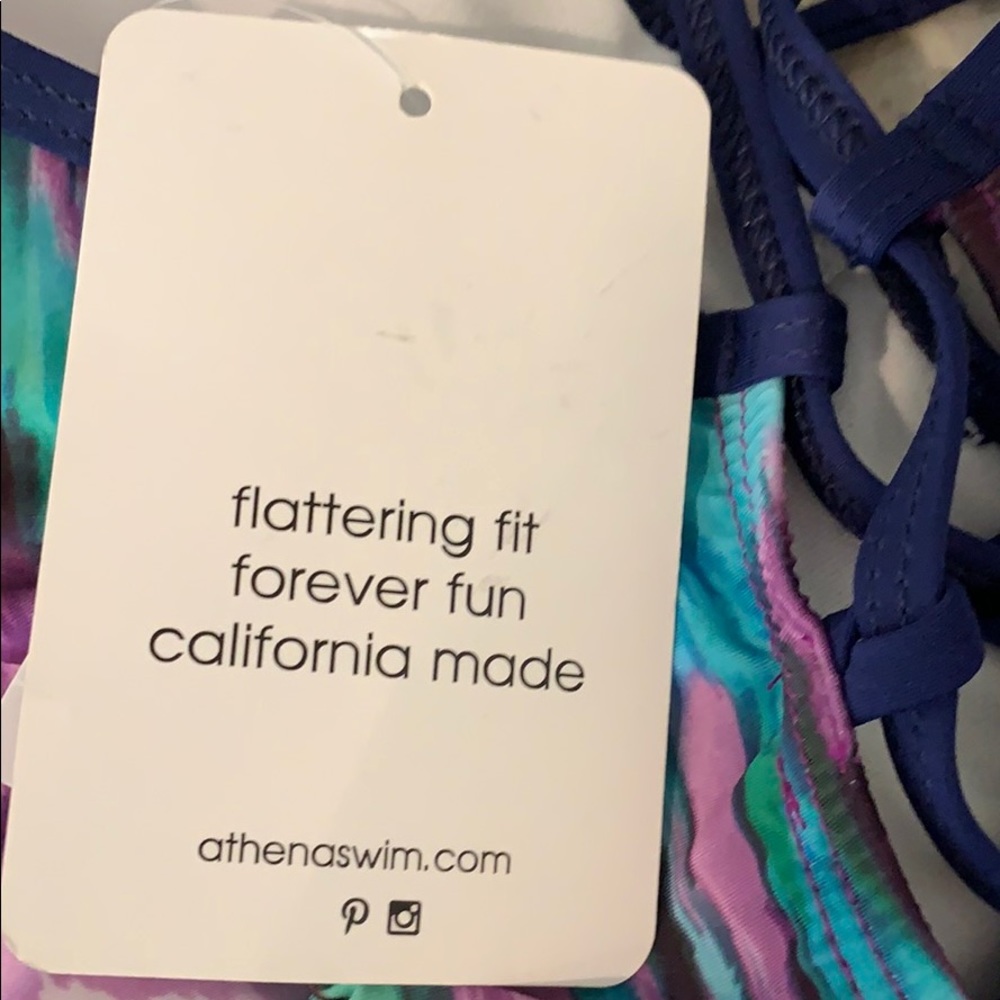 NWT ATHENA Strappy One Piece‎ bathing suit. - Picture 3 of 3